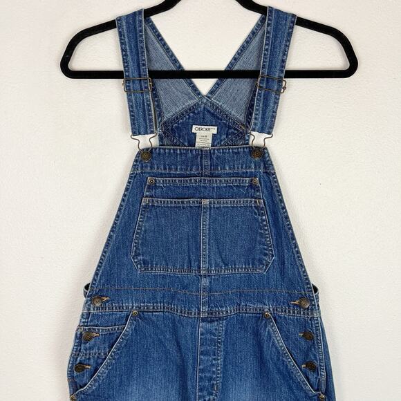 Vintage Cherokee Bib Jean Overalls Women’s Small Blue Denim 100% Cotton - Picture 3 of 12